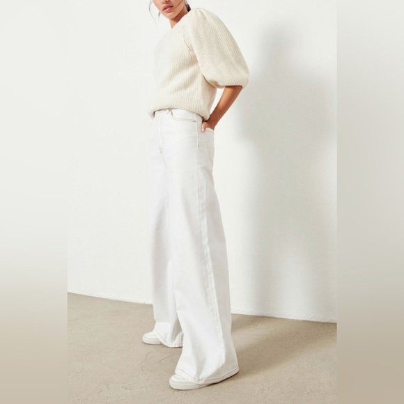 **SOLD** BA&SH Castille Reversible Sweater in Ecru - Picture 4 of 11